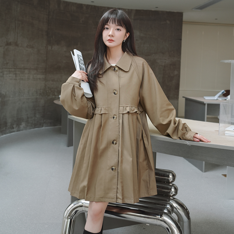 เสื้อโค้ท เสื้อโค้ทกันหนาว เสื้อโค้ทใส่เที่ยวต่างประเทศ ยี่ห้อ: Qianziqian