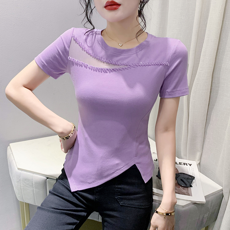 เสื้อผ้าวัยรุ่นเกาหลี เสื้อยืดวัยรุ่นผู้หญิง มีขนาด S M L XL