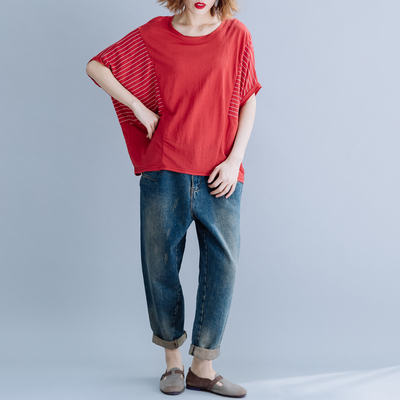 เสื้อOVERSIZE ใส่ตั้งแต่สาวผอม-สาวอวบ น้ำหนักตัว50-100กิโลกรัม