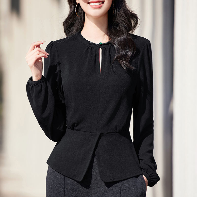 เสื้อยืดสีดำ แฟชั่น เสื้อยืด T-shirt สีดำ สวมใส่สบาย ไม่ร้อน