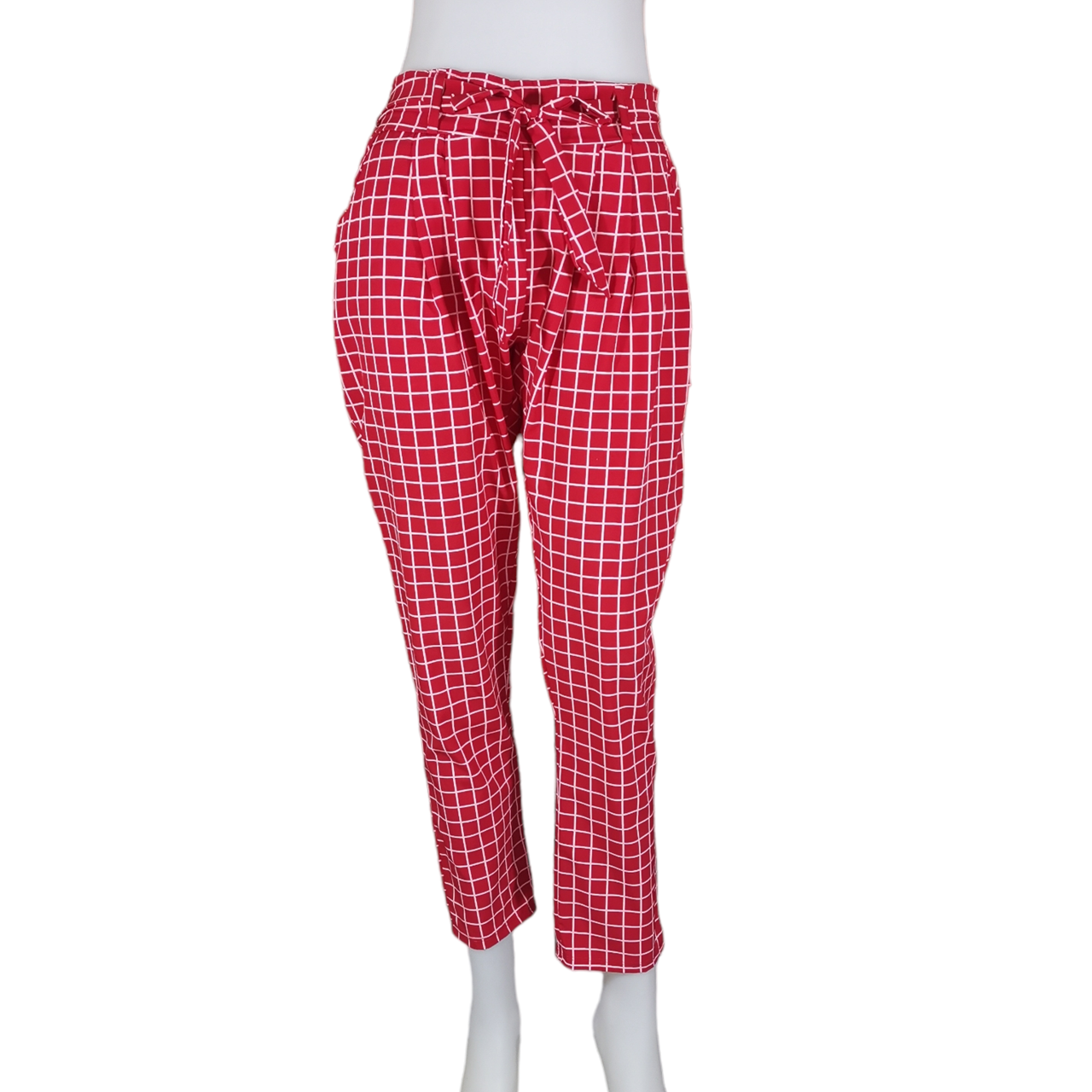 Trousers362 กางเกงขายาวผ้าไหมอิตาลีเอวยืด 26-38 นิ้ว ผ้านุ่มใส่สบาย มีหลายสีหลายลายให้เลือก