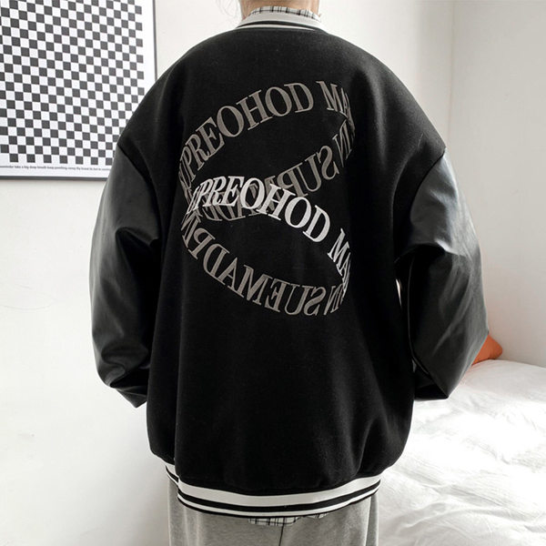 เสื้อแจ็คเก็ตเบสบอล เสื้อคลุม เสื้อแขนยาวสไตล์เกาหลี