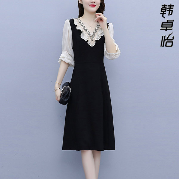 เดรสวัยผู้ใหญ่40-60ปี เดรสคุณแม่ ชุดเดรสทำงานวัยผู้ใหญ่ แบรนด์ MAMA DRESS