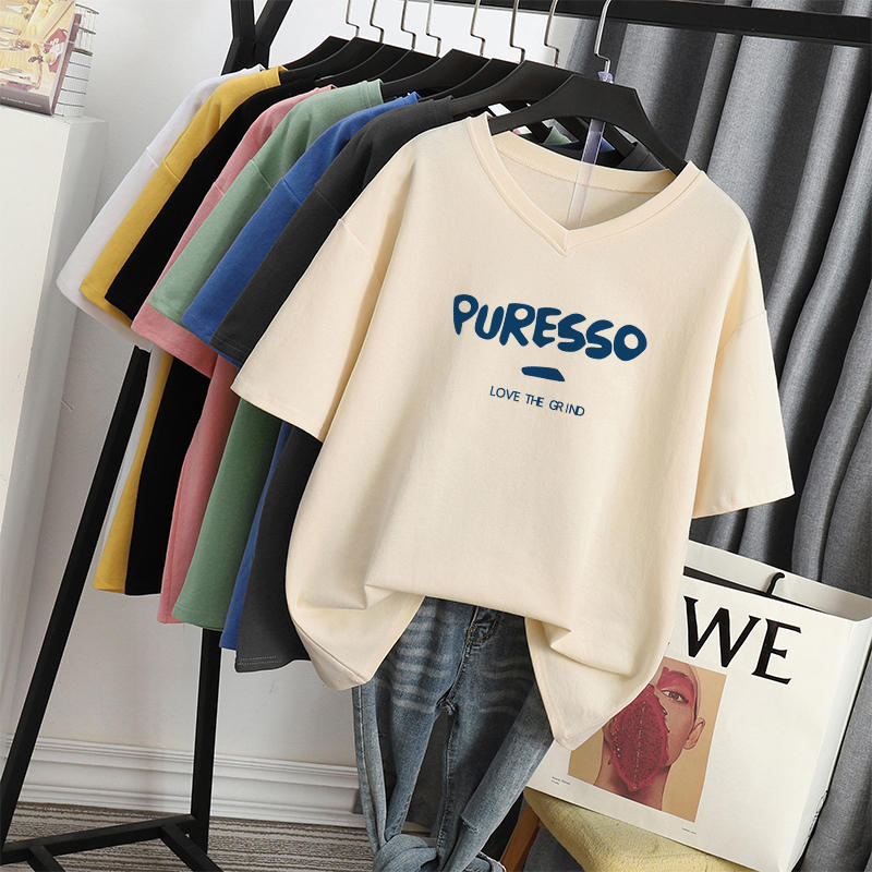 เสื้อโอเวอร์ไซส์เกาหลี เสื้อยืดพลัสไซส์ เสื้อยืดคนอ้วน เสื้อยืดโอเวอร์ไซส์ผู้หญิง