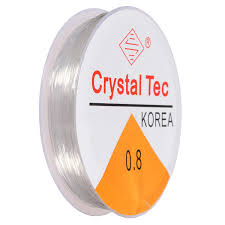 เอ็นยืดร้อยลูกปัด Crystal Tec ขนาด 0.8