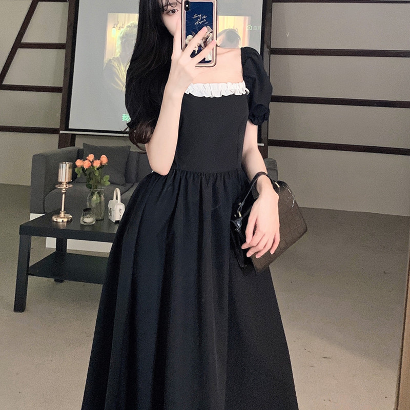 เดรสวัยรุ่น-เดรสคนอ้วนวัยรุ่น L-4XL(อก38-46 นิ้ว)