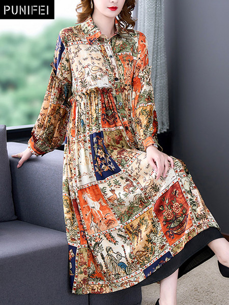 เดรสวัยผู้ใหญ่40-60ปี เดรสคุณแม่ ชุดเดรสทำงานวัยผู้ใหญ่ แบรนด์ MAMA DRESS