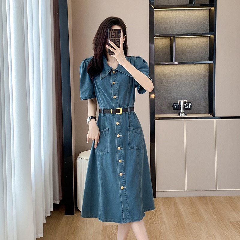 เดรสแขนสั้น มีไซส์ L-4XLอก 38-47 นิ้ว ใส่ได้ทั้งสาวหุ่นดีน่ารักจนถึงสาวอวบพลัสไซส์ จัดส่งฟรี! ทักแชทสั่งซื้อ