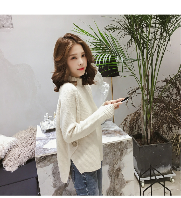 Sweater เสื้อสเวทเตอร์ไหมพรม แขนยาว เนื้อนุ่ม ใส่สบายยืดได้เยอะ พร้อมส่ง