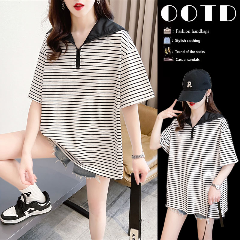 เสื้อยืดคนอ้วนแบบโอเวอร์ไซส์แบบ ulzzang fashion สนใจทักแชท