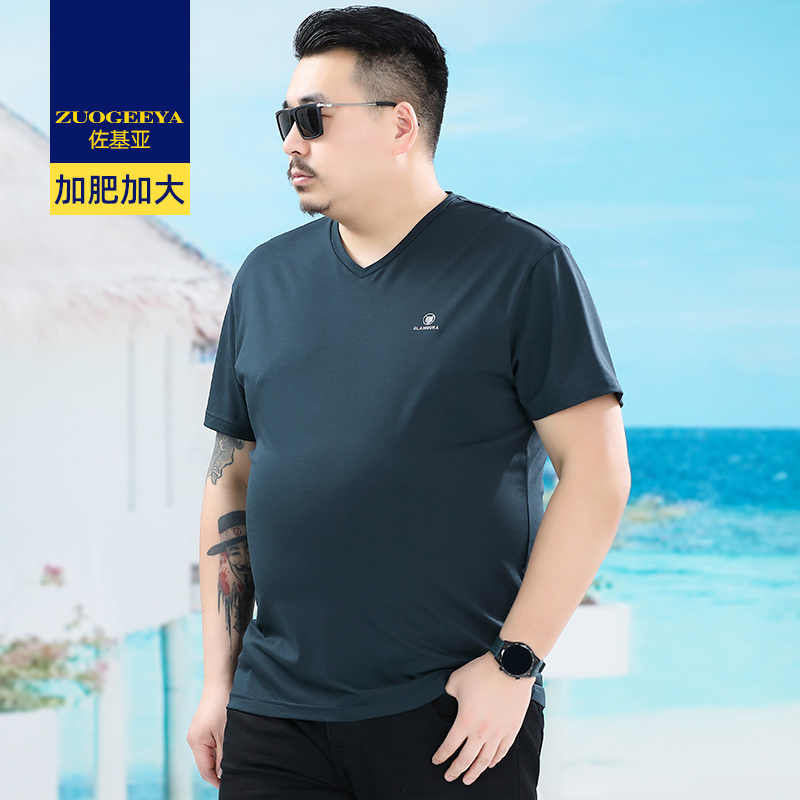 เสื้อยืดผู้ชายอ้วน XL-8XL น้ำหนักผู้สวม 60-150 กิโลกรัม