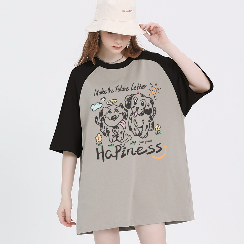 เสื้อผ้าวัยรุ่นเกาหลี เสื้อยืดวัยรุ่นผู้หญิง มีขนาด S M L XL