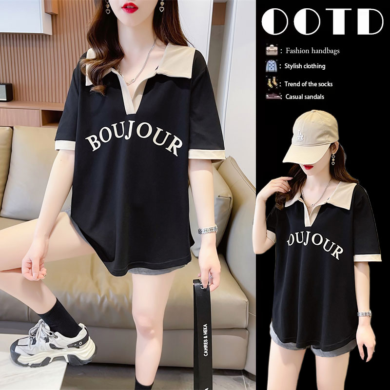 เสื้อยืดคนอ้วนแบบโอเวอร์ไซส์แบบ ulzzang fashion สนใจทักแชท