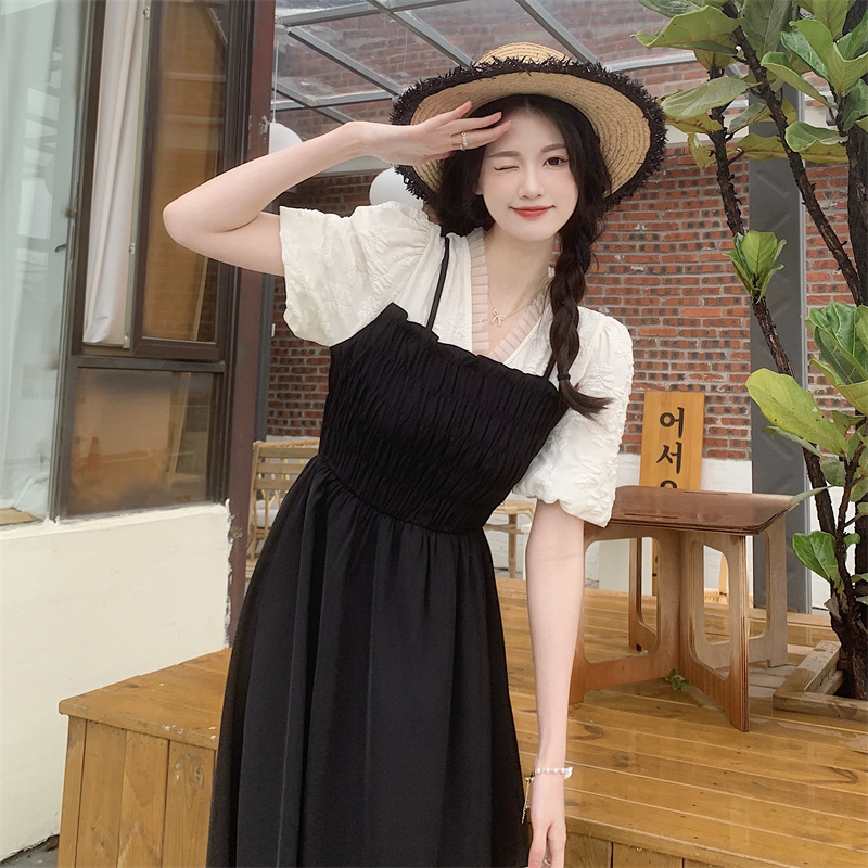เดรสวัยรุ่น-เดรสคนอ้วนวัยรุ่น L-4XL(อก38-46 นิ้ว)