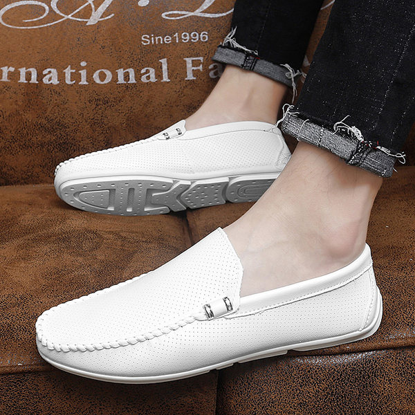 รองเท้าหนังผู้ชาย มีไซส์39-44 รองเท้าโลฟเฟอร์ชาย Slip-On Shoes