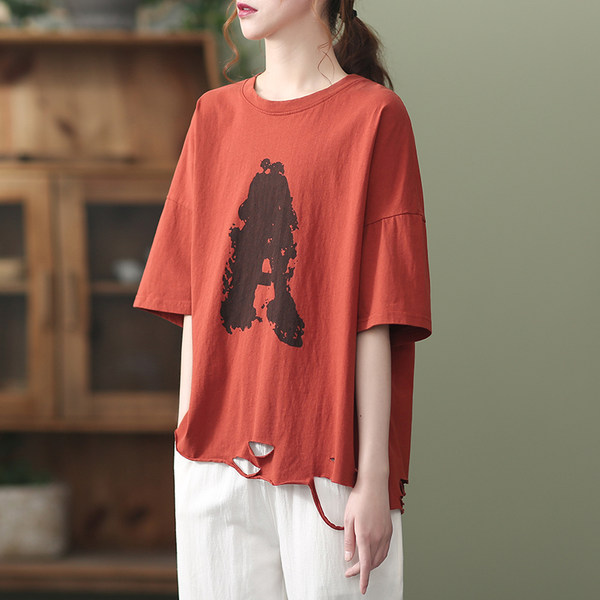 เสื้อยืดวินเทจ ฟรีไซส์อกเสื้อประมาณ 38-42