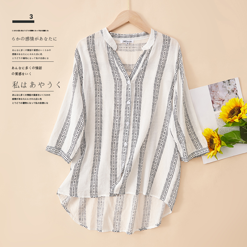เสื้อลินิน เสื้อผ้าฝ้ายลินิน เสื้อเชิ้ตผ้าลินิน BY Zimo