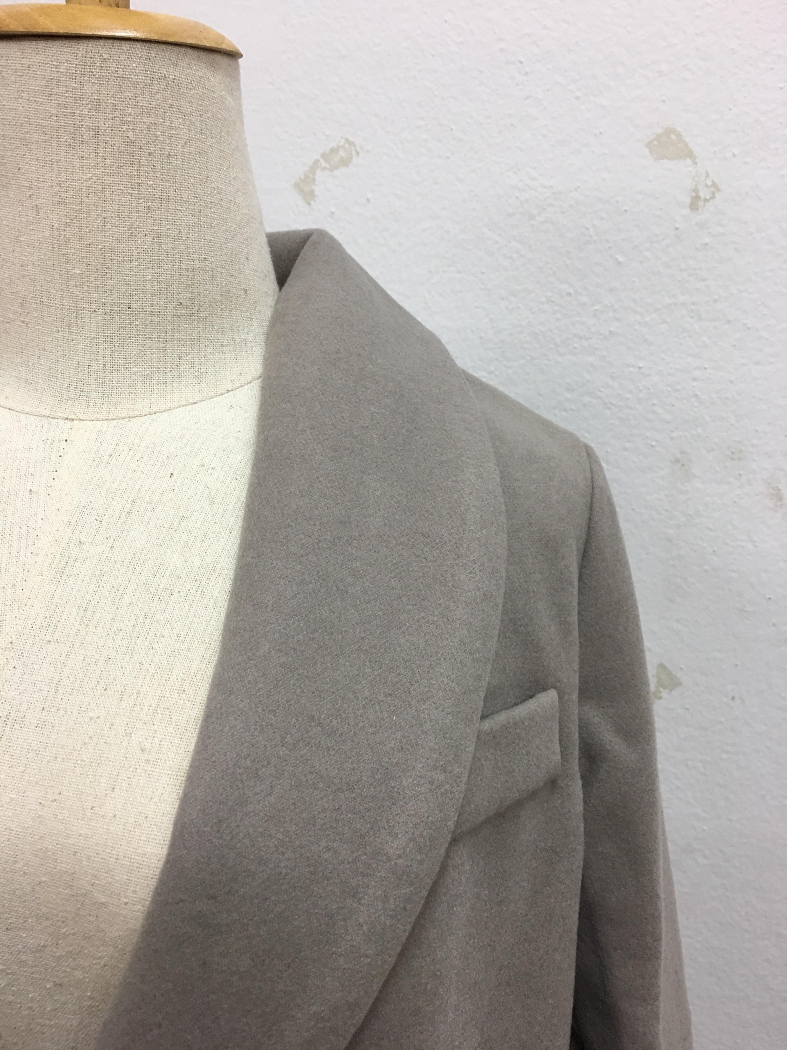 OverCoat เสื้อโค้ทกันหนาวตัวยาว สีกรมท่า งานดี ผ้าวูลเนื้อดีเรียบไม่เป็นขุย บุซับในกันลมอย่างดี พร้อมส่ง สีกรมท่า