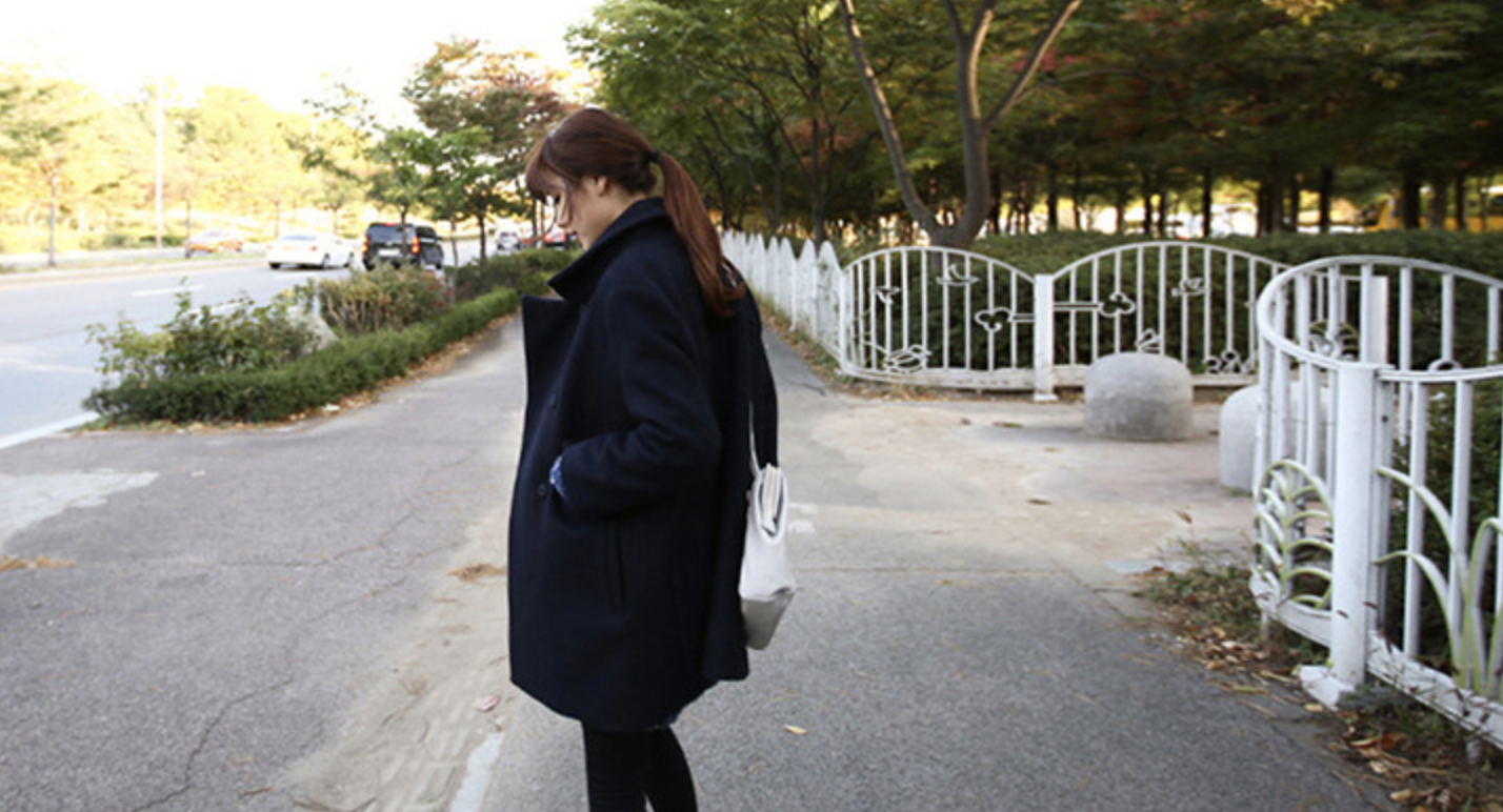 เสื้อโค้ทกันหนาว ทรงสวย ใส่ได้หลายแบบ ผ้าดีบุซับในกันลม พร้อมส่ง กรมท่า