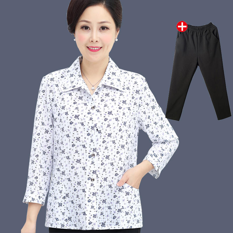 เสื้อคุณยาย เสื้อผู้วัยอายุ60-70ปี เสื้ออาม่า เสื้อผู้สูงอายุ