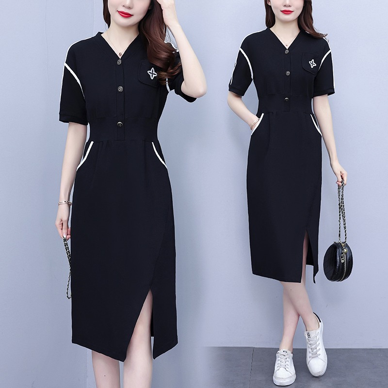 เดรสสาวอวบ มีไซส์ L-4XLอกเสื้อ 38-47 นิ้ว ใส่ได้ทั้งสาวหุ่นดีน่ารักจนถึงสาวอวบพลัสไซส์ จัดส่งฟรี! ทักแชทสั่งซื้อ