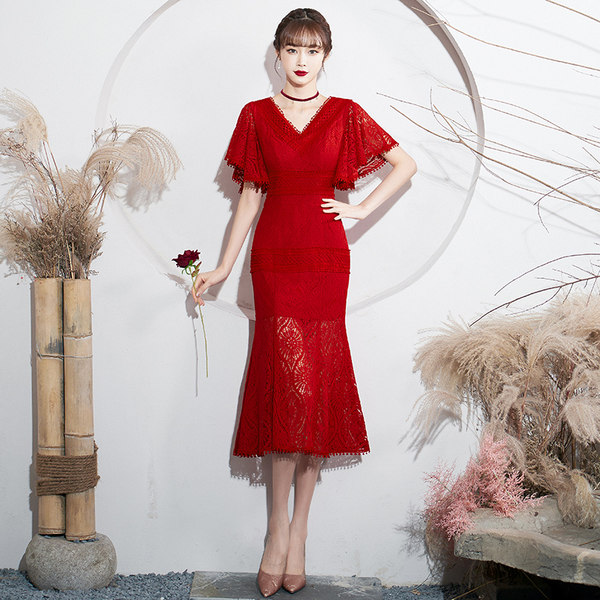 ชุดราตรี ชุดออกงาน ดีไซน์หรู แบรนด์ Angel
