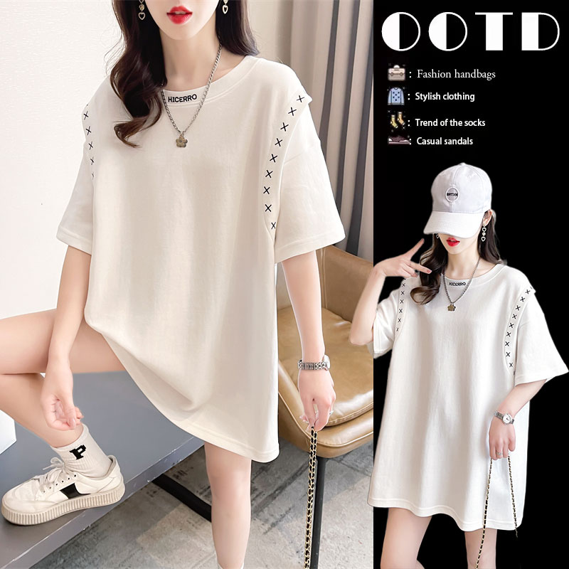 เสื้อยืดคนอ้วนแบบโอเวอร์ไซส์แบบ ulzzang fashion สนใจทักแชท