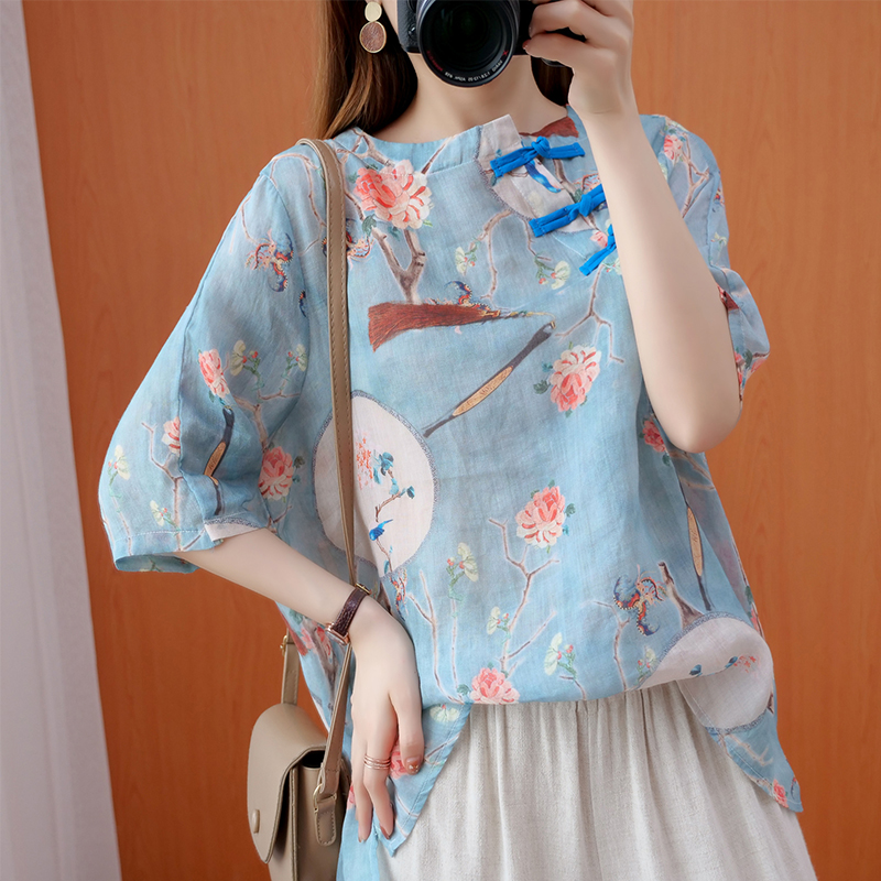 เสื้อลินิน เสื้อผ้าฝ้ายลินิน เสื้อเชิ้ตผ้าลินิน