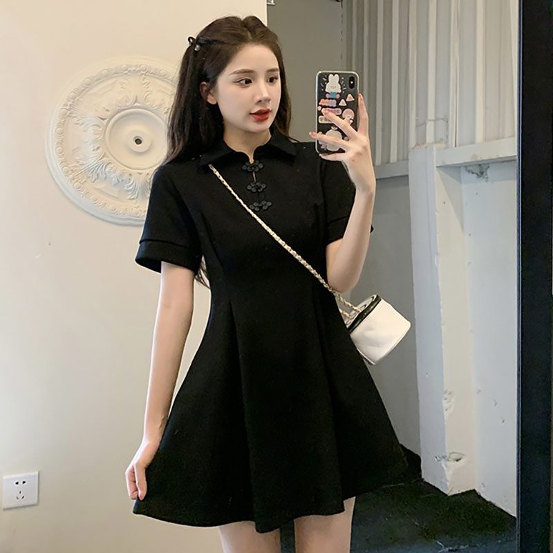 เดรสวัยรุ่น-เดรสคนอ้วนวัยรุ่น L-4XL(อก38-46 นิ้ว)