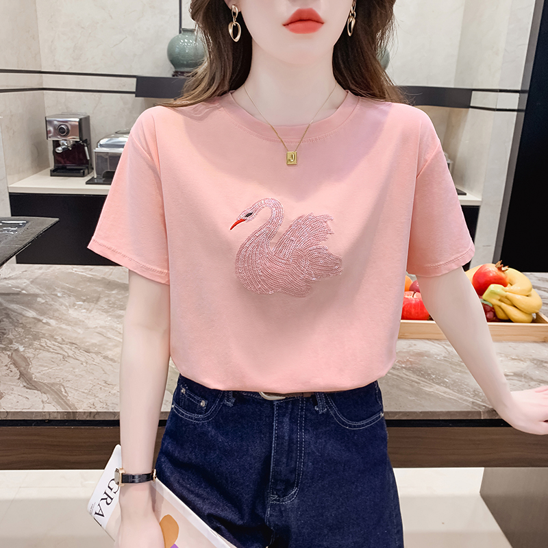 เสื้อผ้าวัยรุ่นเกาหลี เสื้อยืดวัยรุ่นผู้หญิง มีขนาด S M L XL