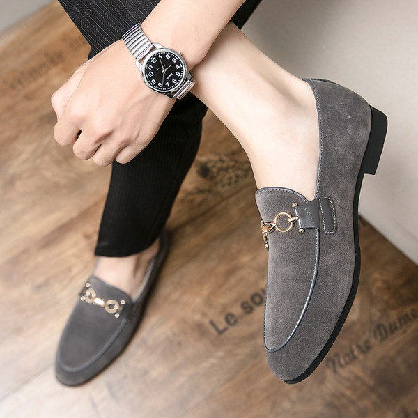 รองเท้าหนังผู้ชาย มีไซส์39-44 รองเท้าโลฟเฟอร์ชาย Slip-On Shoes