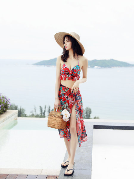 ชุดว่ายน้ำผู้หญิง ชุดว่ายน้ำน่ารัก Bikini ชุดไปทะเล