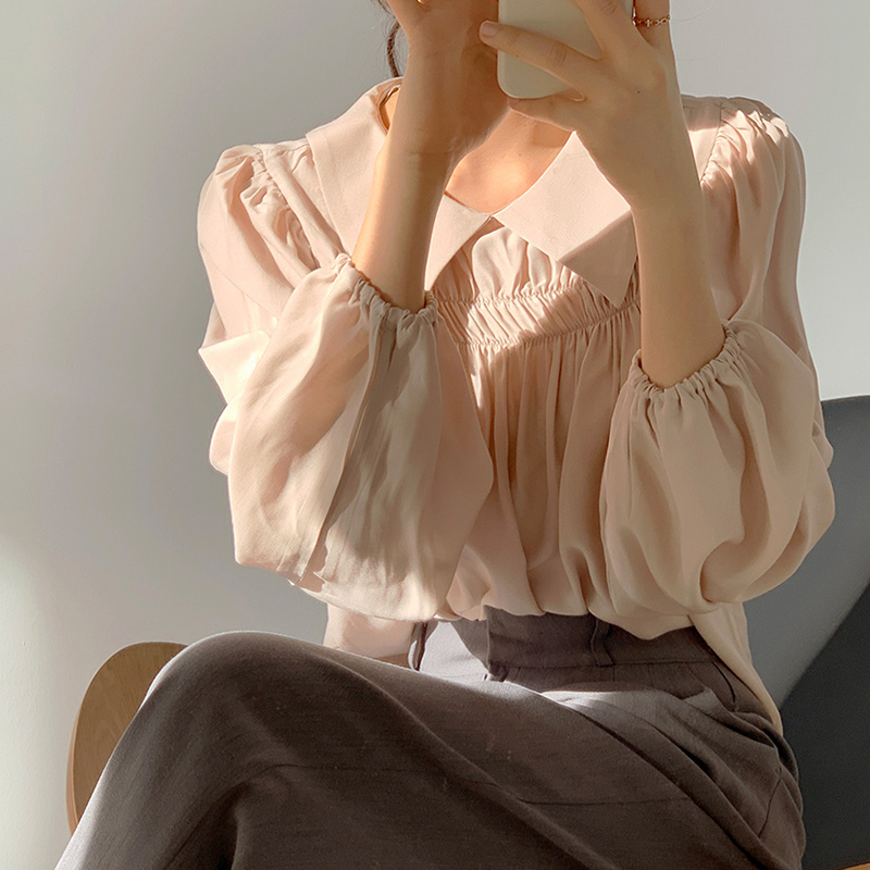 เสื้อเชิ้ตแฟชั่น เสื้อเชิ้ตชีฟอง สำหรับวัยทำงาน