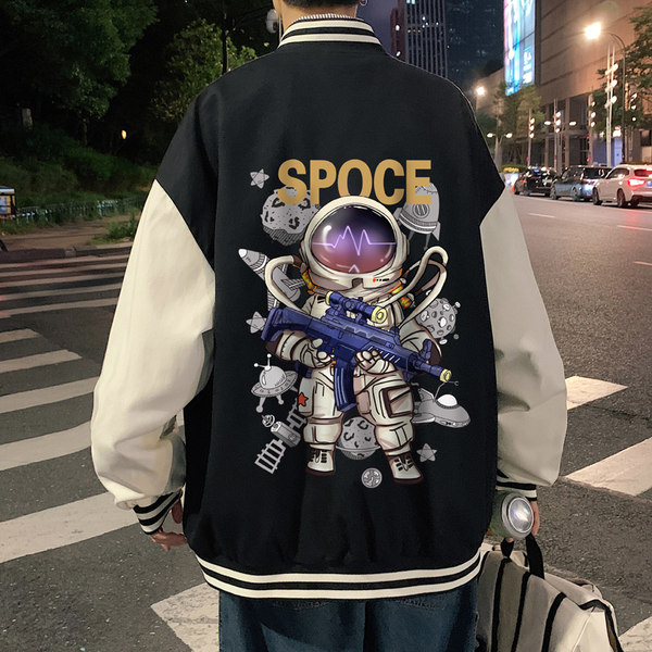 เสื้อแจ็คเก็ตเบสบอล เสื้อคลุม เสื้อแขนยาวสไตล์เกาหลี