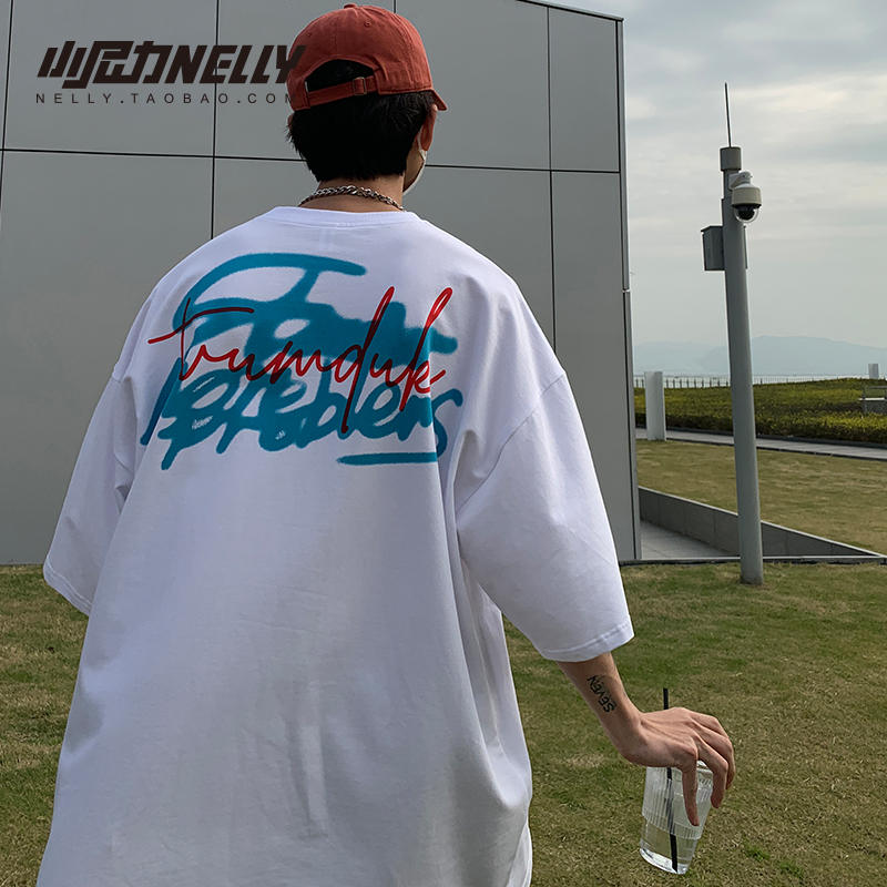 เสื้อยืดคอกลม ผู้ชาย เสื้อยืดผู้ชายเกาหลี เสื้อยืดเกาหลี แบรนด์ NELLY
