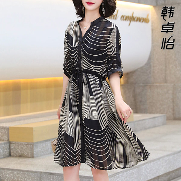 เดรสวัยผู้ใหญ่40-60ปี เดรสคุณแม่ ชุดเดรสทำงานวัยผู้ใหญ่ แบรนด์ MAMA DRESS