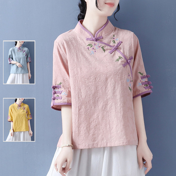 เสื้อลินิน เสื้อผ้าฝ้ายลินิน เสื้อเชิ้ตผ้าลินิน