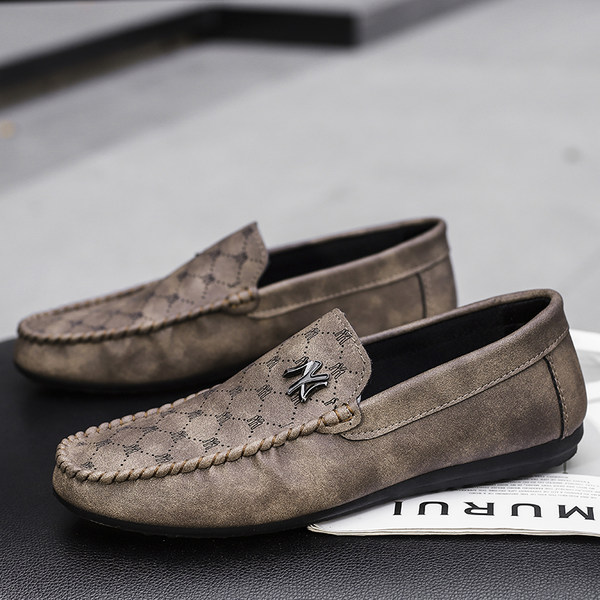 รองเท้าโลฟเฟอร์ชาย รองเท้าผู้ชาย รองเท้าแฟชั่นชาย รองเท้าหนังผู้ชาย Men Loafer Slip-On Shoes