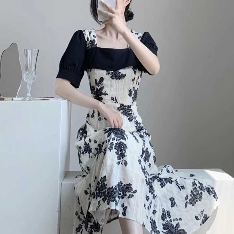 เดรสวัยรุ่น-เดรสคนอ้วนวัยรุ่น L-4XL(อก38-46 นิ้ว)