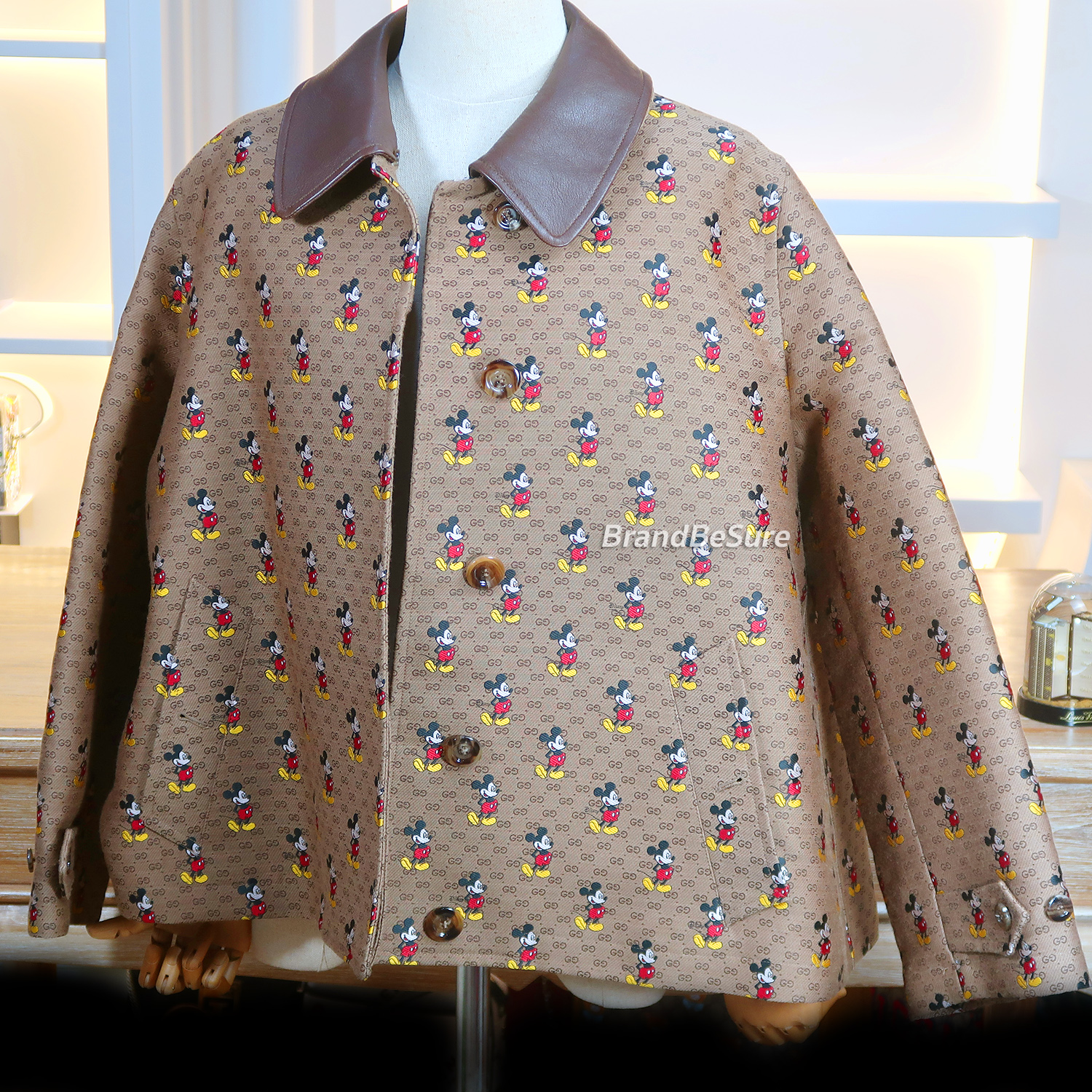 Gucci X Disney GG/Mickey Mouse Oversized Jacket Size 42
