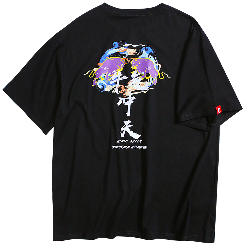 เสื้อยืดผู้ชายอ้วน S-5XL(อกเสื้อ39-51นิ้ว)