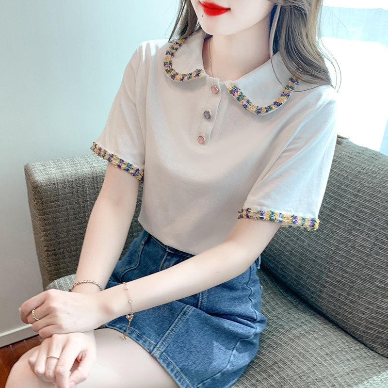 เสื้อผ้าวัยรุ่นเกาหลี เสื้อยืดวัยรุ่นผู้หญิง มีขนาด S M L XL