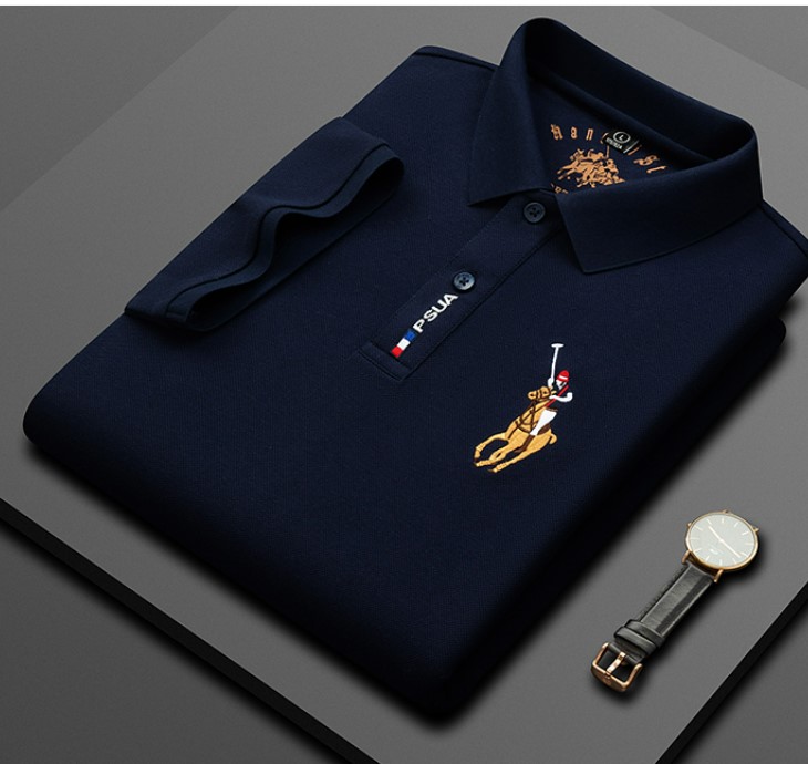 เสื้อ polo ผู้ชาย แขนสั้น เสื้อคอปก ลาย polo แบบสวย ดีไซน์เท่ เสื้อ polo ใส่เที่ยว ใส่ทำงาน แบบภูมิฐาน 657826