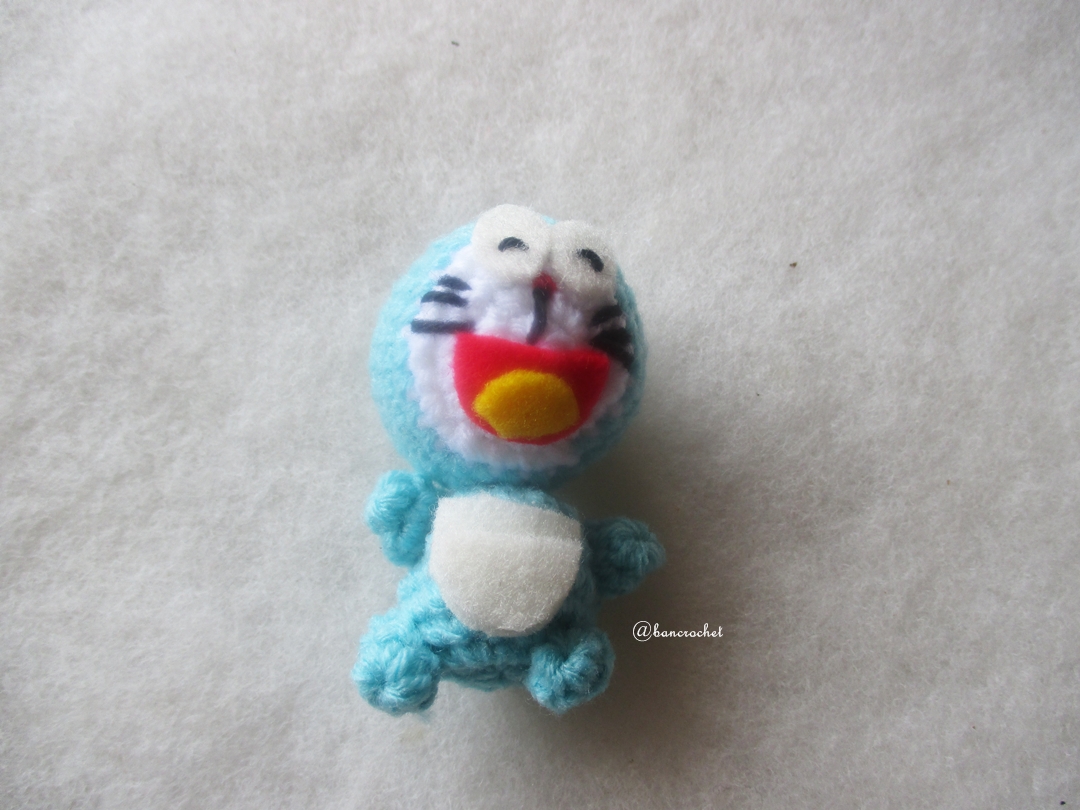 พวงกุญแจโดเรม่อนถัก doraemon amigurumi crochet