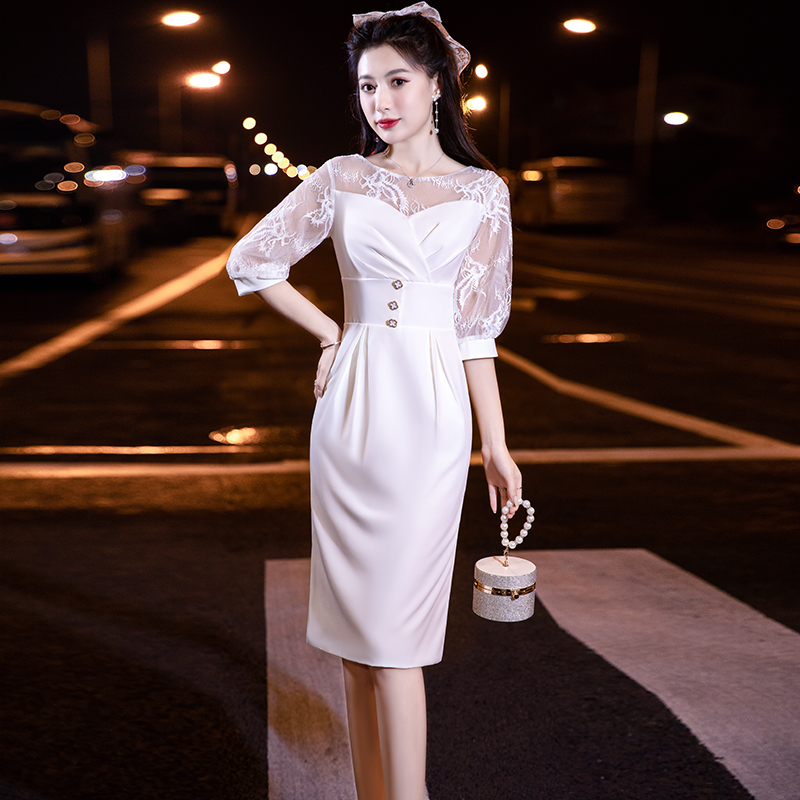 ชุดราตรี ชุดราตรีสวยหรู แบบ ทันสมัย Evening dress