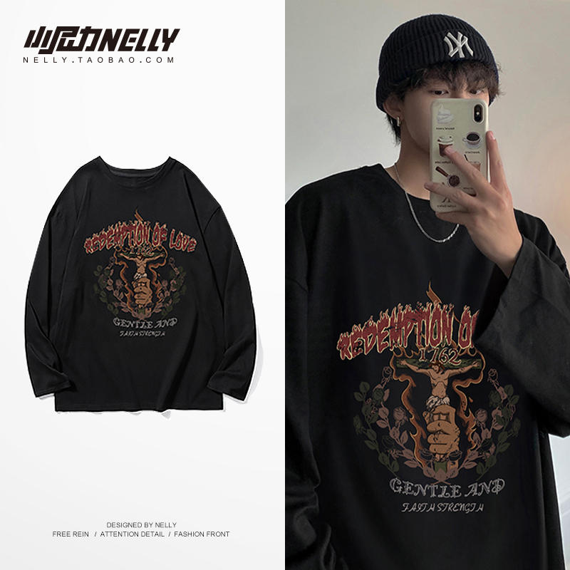 เสื้อยืดคอกลม ผู้ชาย เสื้อยืดผู้ชายเกาหลี เสื้อยืดเกาหลี แบรนด์ NELLY