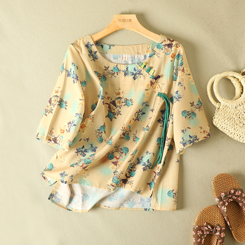 เสื้อลินิน เสื้อผ้าฝ้ายลินิน เสื้อเชิ้ตผ้าลินิน