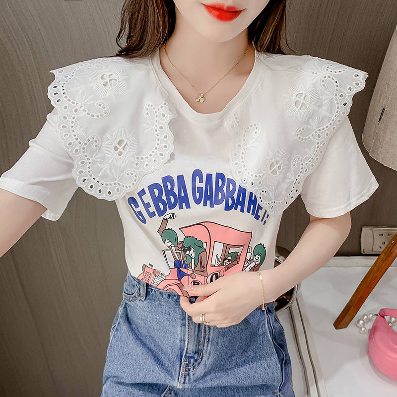 เสื้อยืดวัยรุ่นน่ารักๆ เสื้อวัยรุ่นแขนสั้น เสื้อผ้าวัยรุ่นเกาหลี แบรนด์ Wiyike