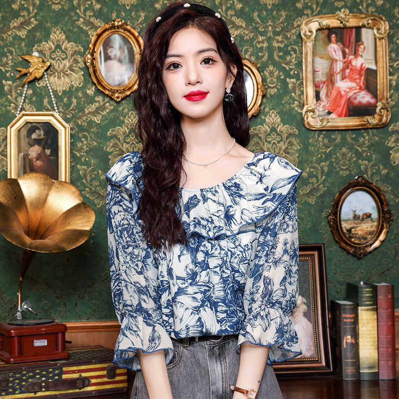 เสื้อเชิ้ตผู้หญิงใส่ทํางาน 390 บาทต่อชิ้น ฟรีค่าจัดส่ง