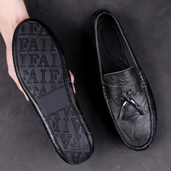 รองเท้าหนังผู้ชาย มีไซส์39-44 รองเท้าโลฟเฟอร์ชาย Slip-On Shoes